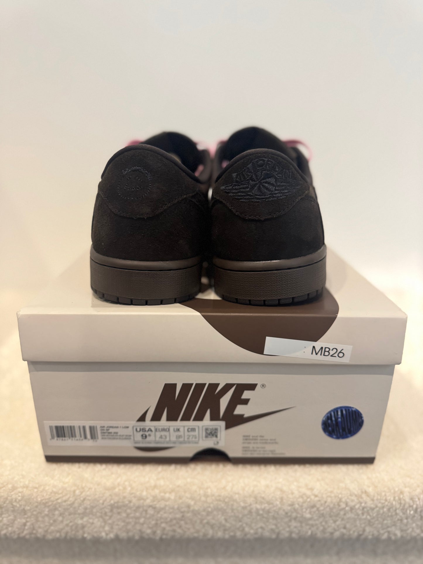 Air Jordan 1 Low OG SP Travis Scott "Velvet Brown" (43 EU)