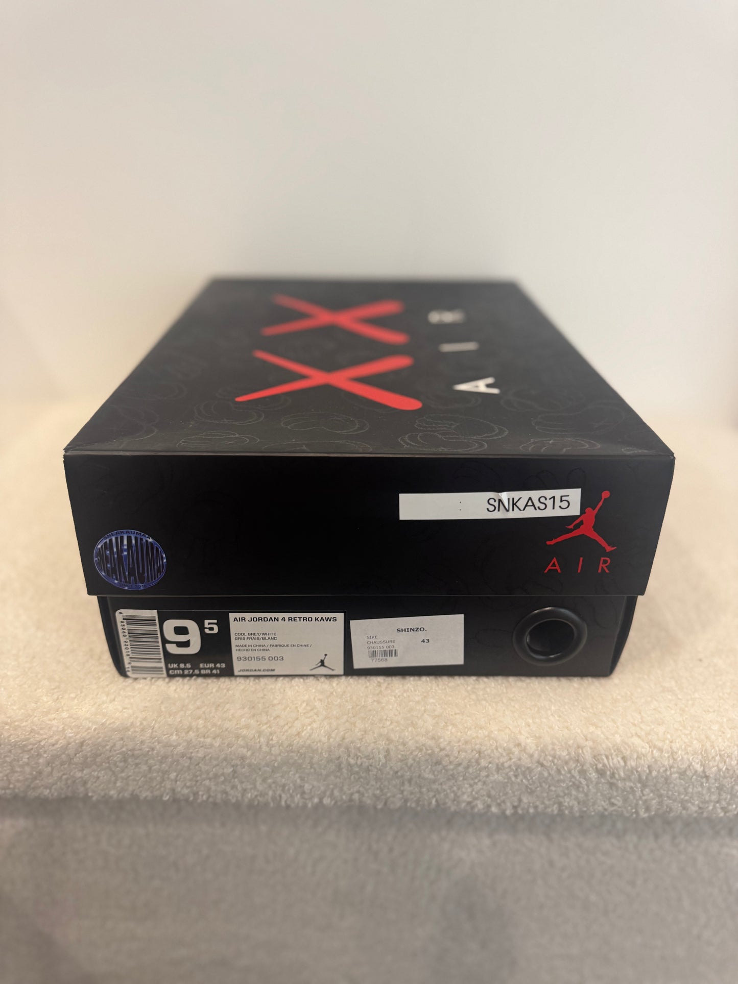 Air Jordan 4 Retro KAWS Cool Grey (43 EU)