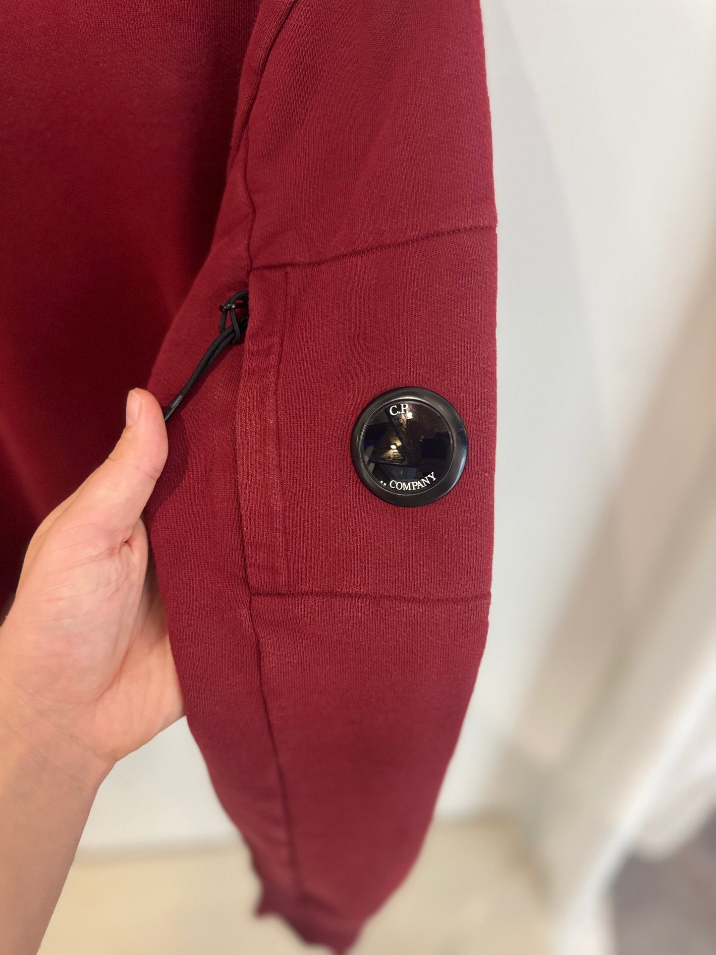 C.P. Company Sweat Lens Bordeaux (M)