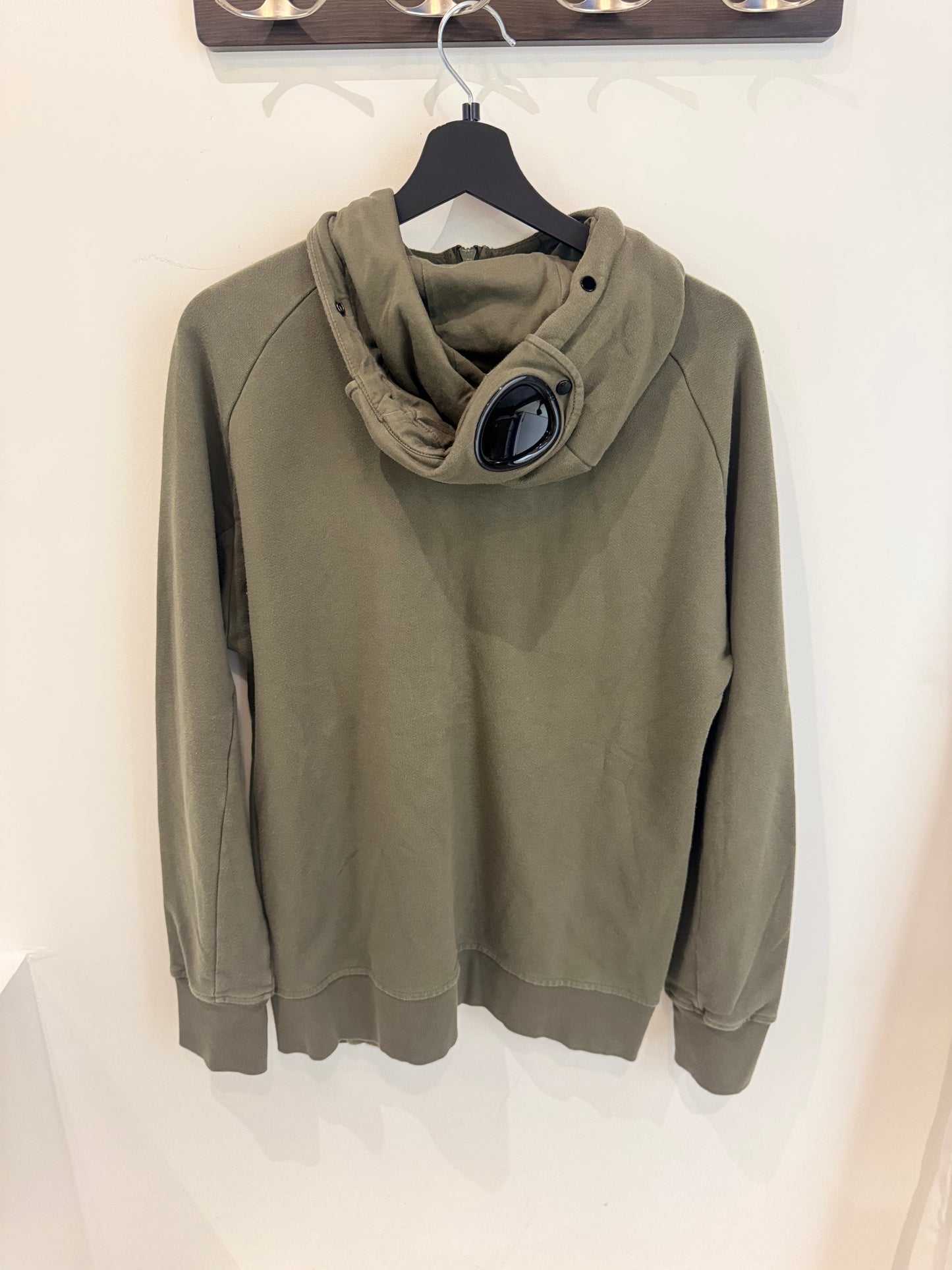C.P. Company Hoodie Zippé Kaki (L)