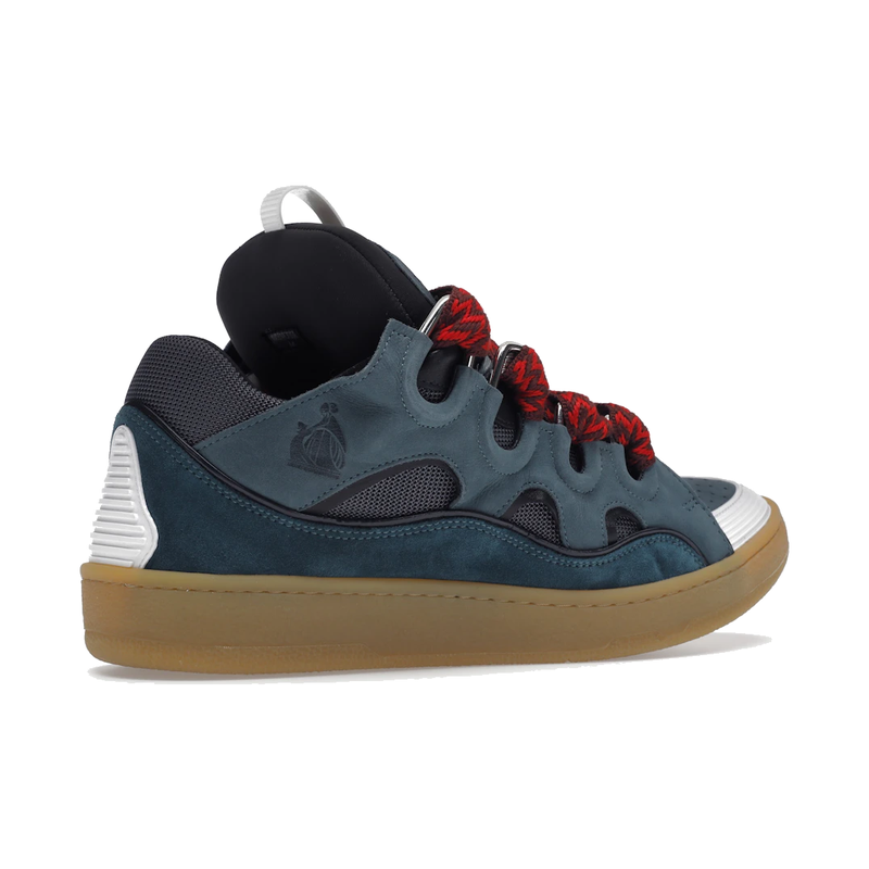 Lanvin Leather Curb Blue Grey (42)