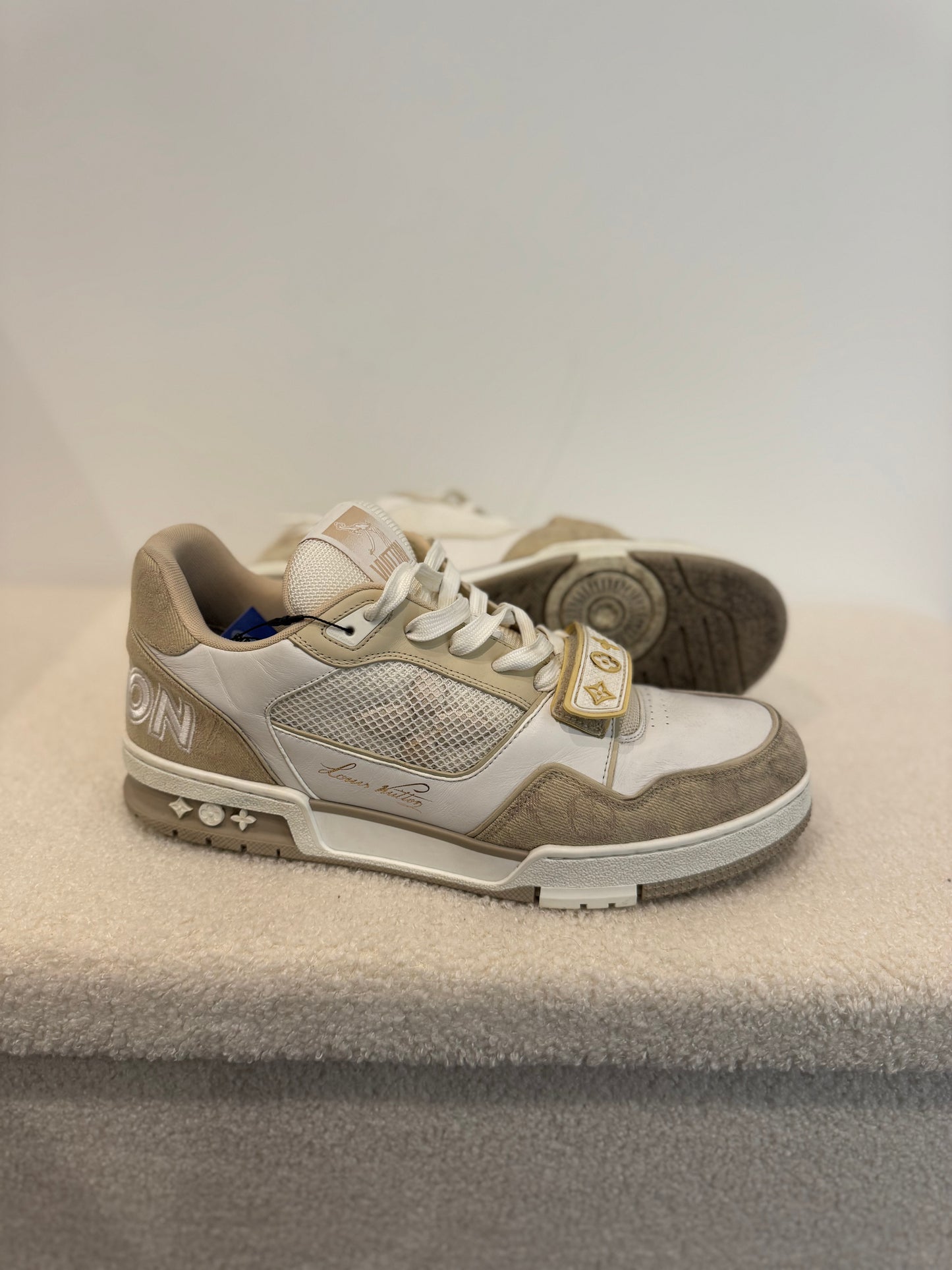 Louis Vuitton Trainer Beige (45)
