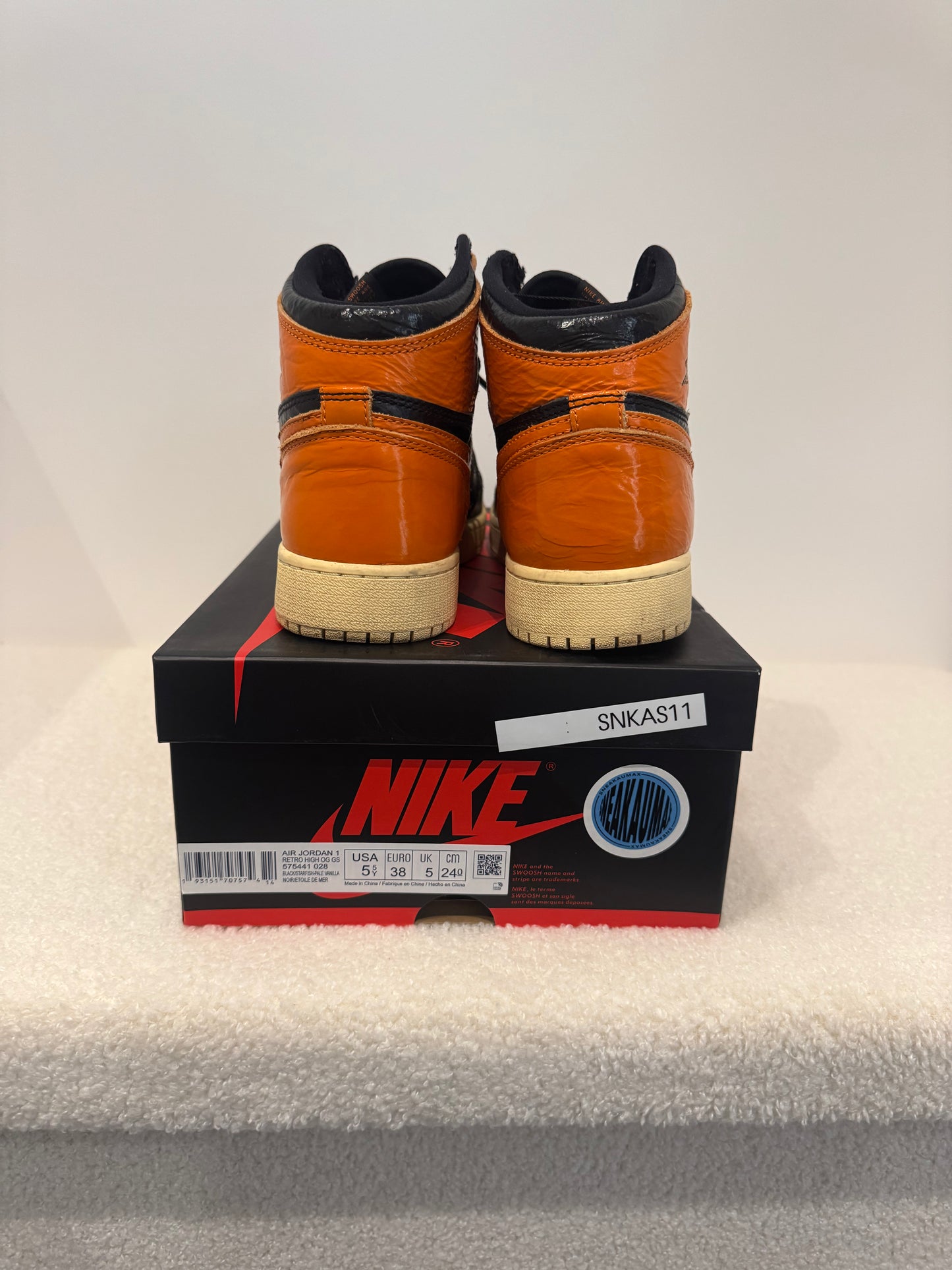 Air Jordan 1 Retro High OG GS "Shattered Backboard" (38 eu)