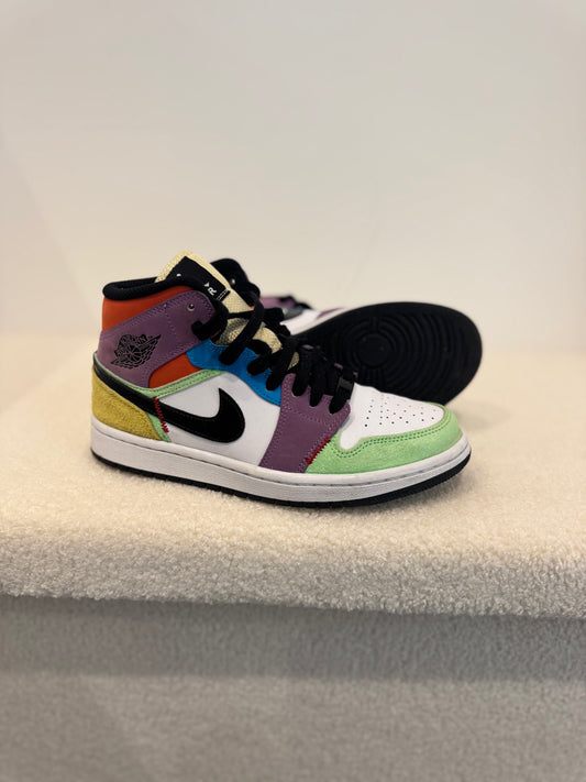 WMNS Air Jordan 1 Mid SE "White/Light Arctic Pink" (EU 38)