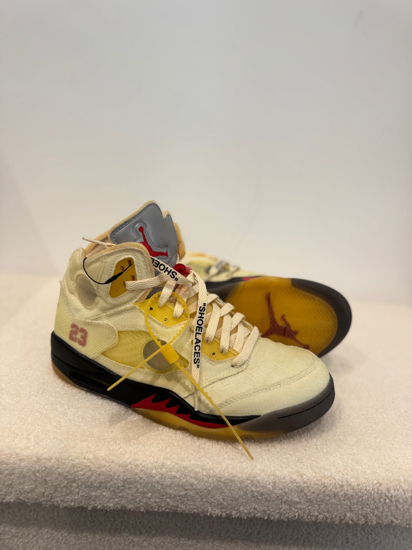 Air Jordan 5 Off-White Sail (42)