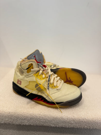 Air Jordan 5 Off-White Sail (42)