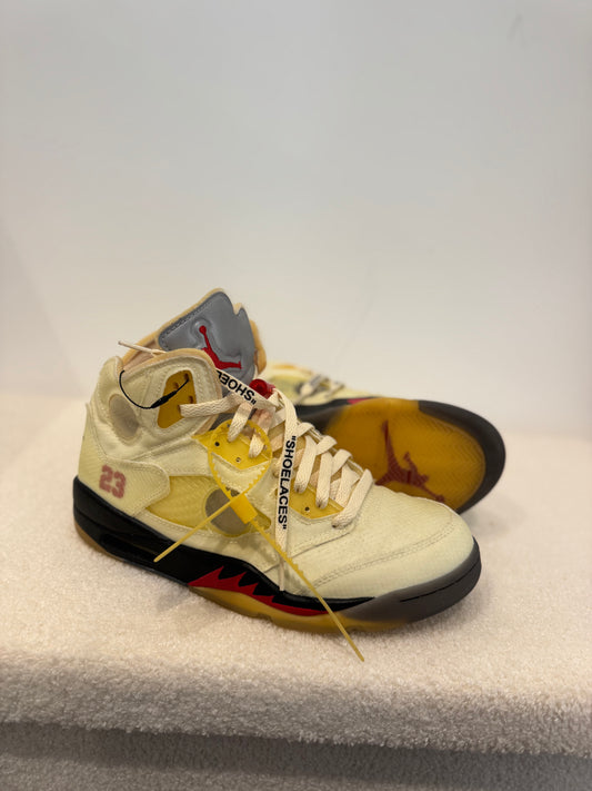 Air Jordan 5 Off-White Sail (42)