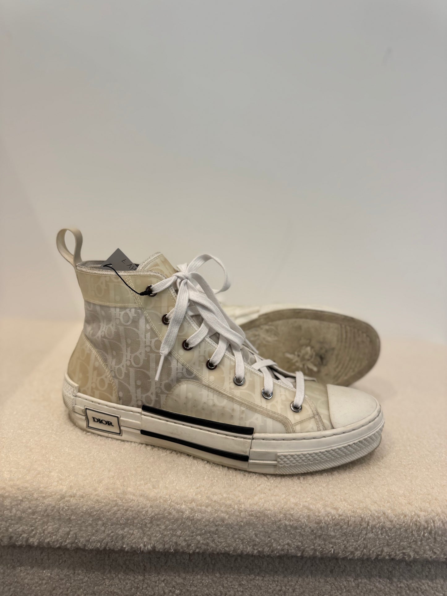 Dior B23 High Oblique Transparent White/White (43)