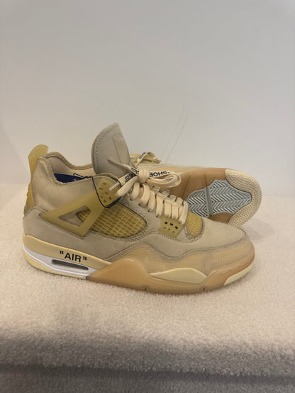 Air Jordan 4 x Off-White "Sail" (43 EU)