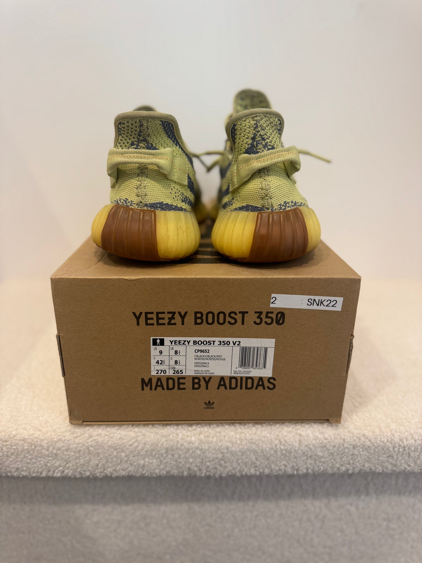 Adidas Yeezy Boost 350 V2 Semi Frozen Yellow (42⅔)