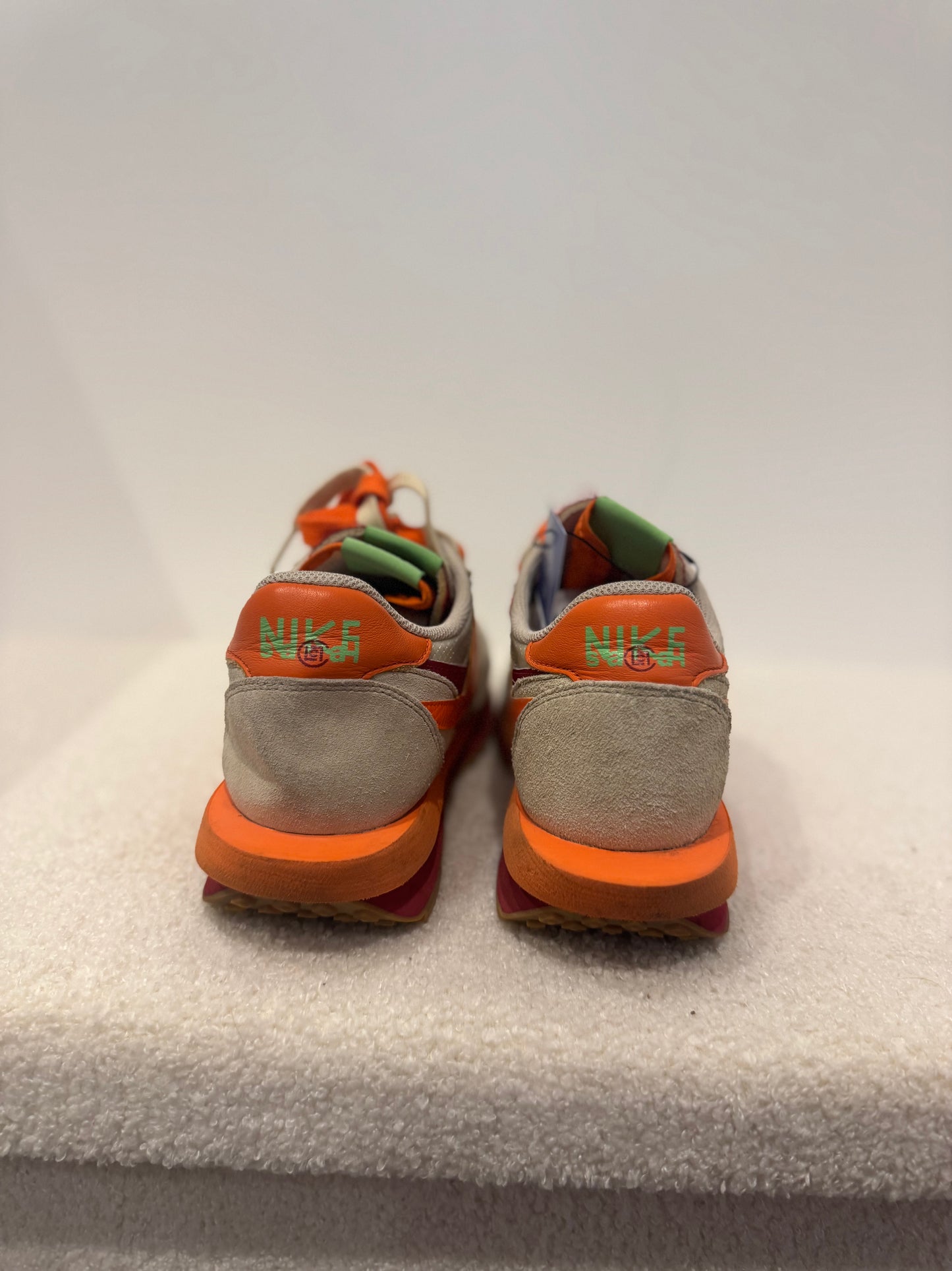 CLOT x sacai x Nike LDWaffle "Orange Blaze" (42.5)