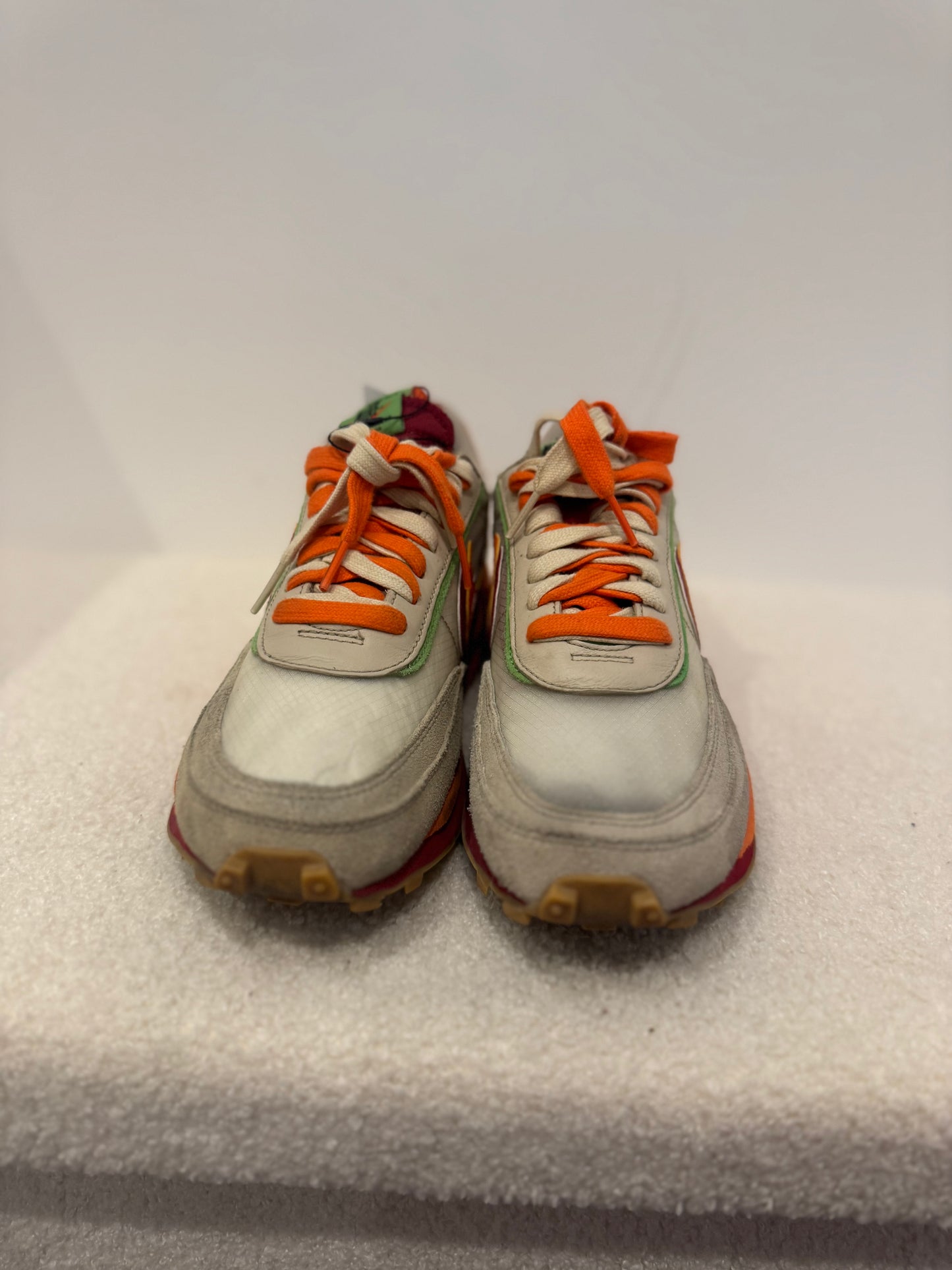 CLOT x sacai x Nike LDWaffle "Orange Blaze" (42.5)