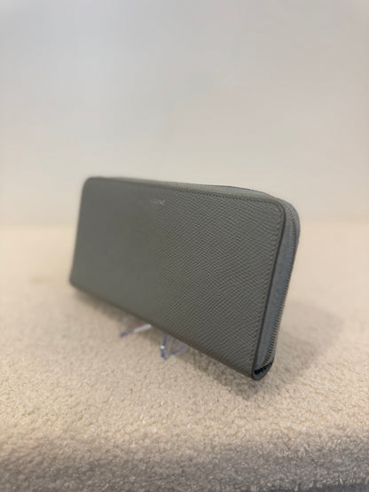 Portefeuille Zippé Gris Celine