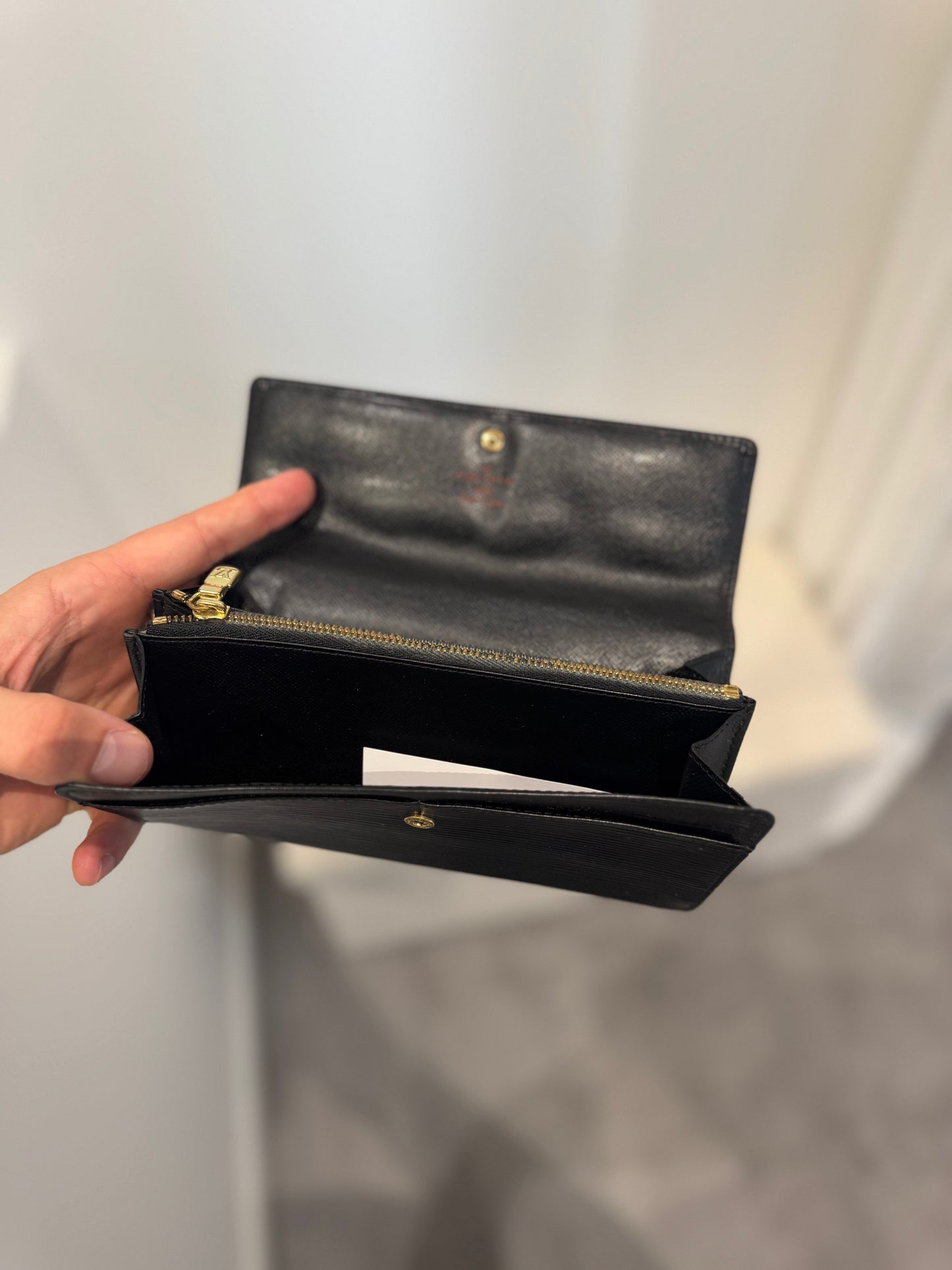 Portefeuille Louis Vuitton Epi Noir (1998)