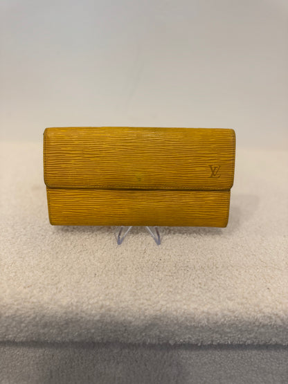 Portefeuille Louis Vuitton Epi Jaune (1998)