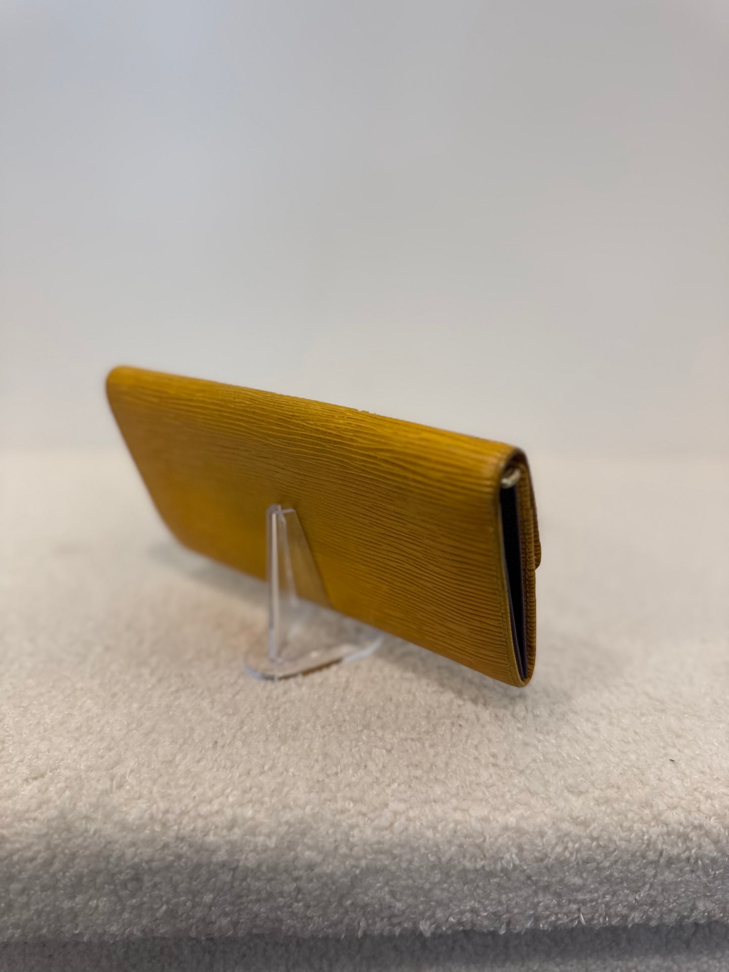 Portefeuille Louis Vuitton Epi Jaune (1998)