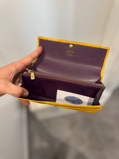 Portefeuille Louis Vuitton Epi Jaune (1998)