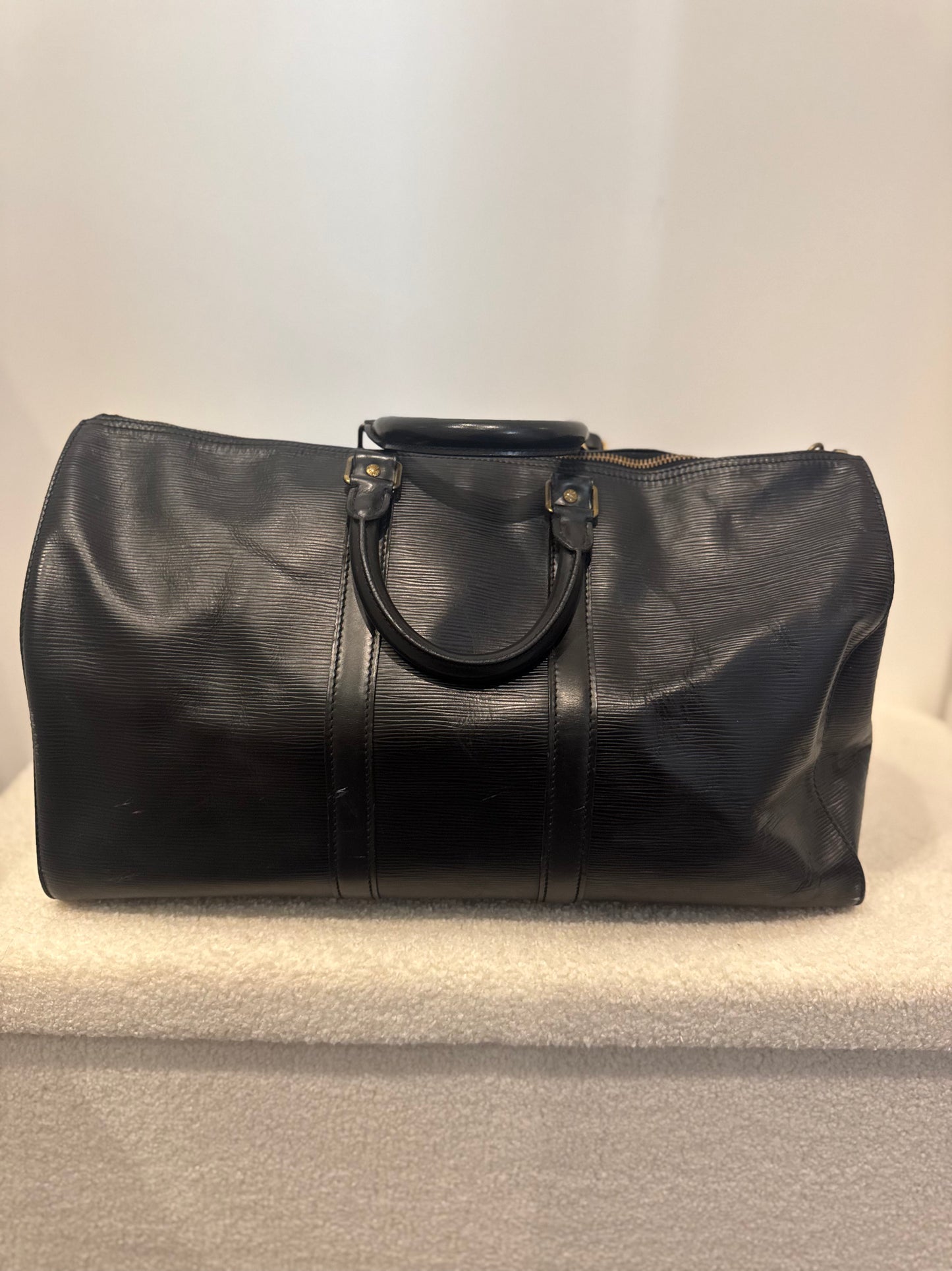 Louis Vuitton Keepall Epi Noir (1990)