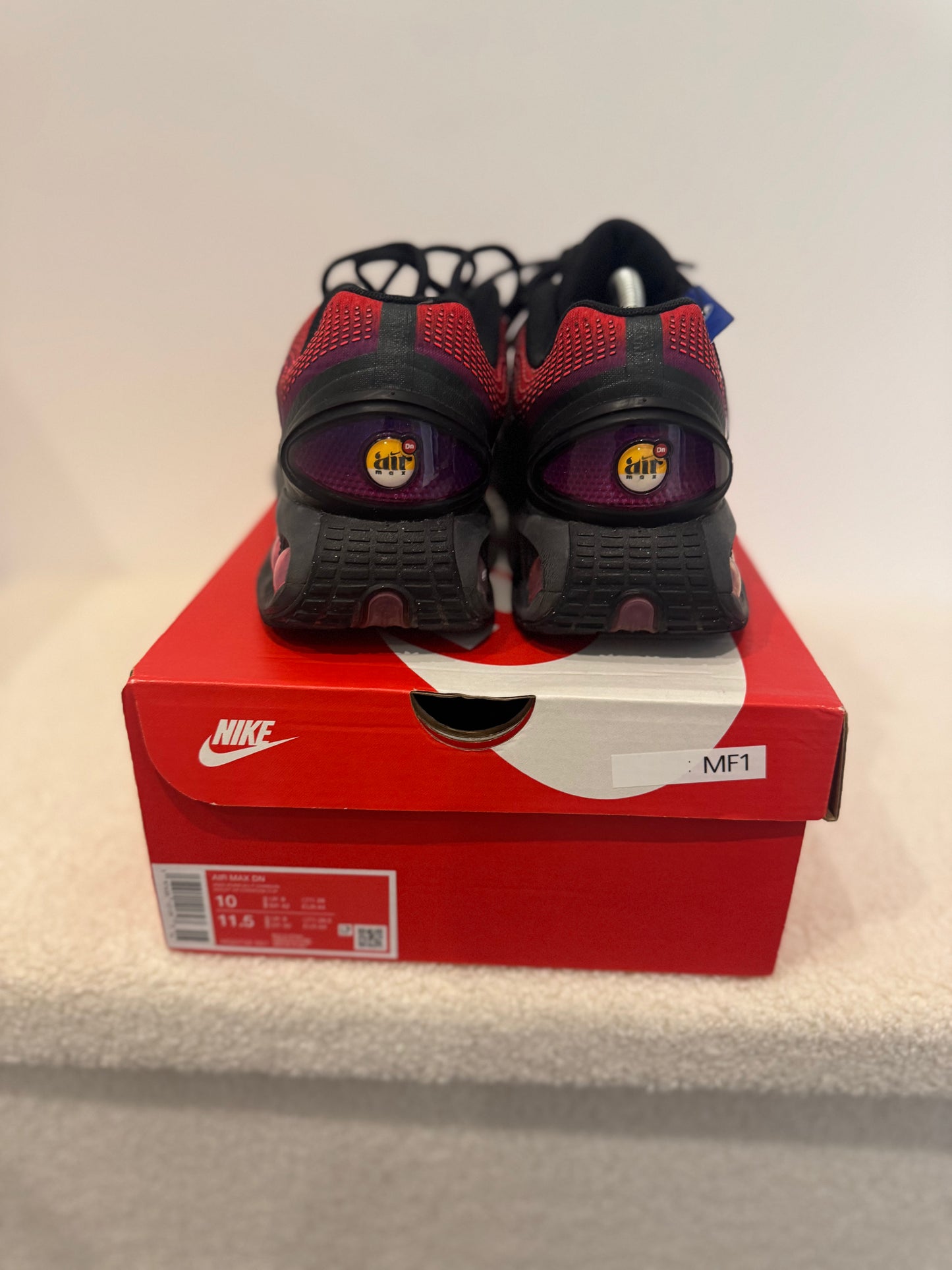 Nike Air Max Dn Black Hyper Crimson (44)