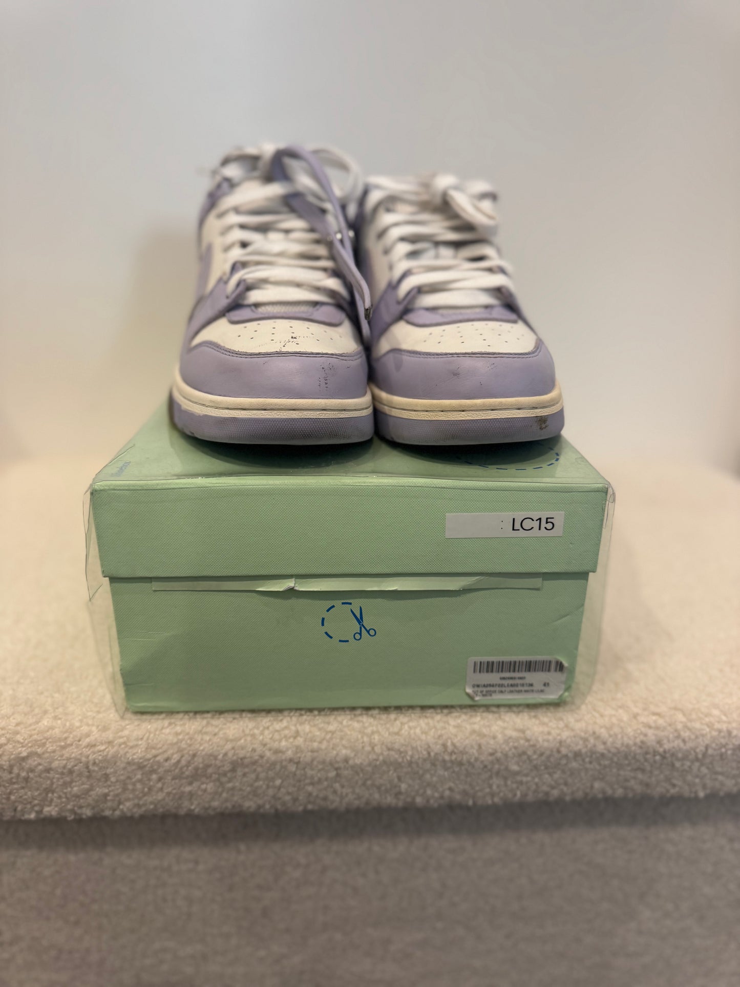 Off-White Out Of Office “White / Light Purple” (41)