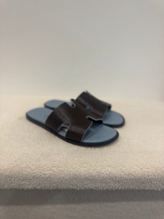 Hermès Izmir Sandal Brown / Blue (41)