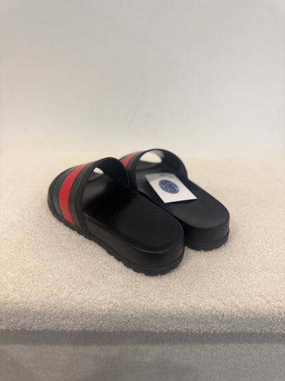 Gucci Pursuit ’72 Web Slide Black / Green / Red (40)