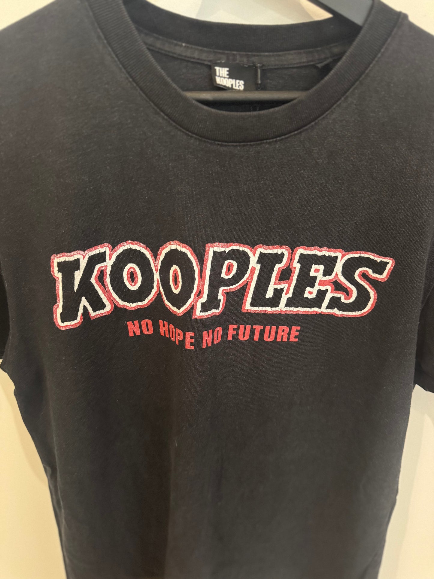The Kooples “No Hope No Future” T-Shirt Black (S)
