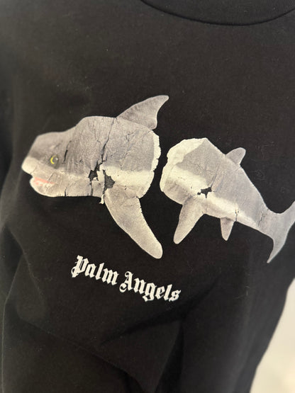 Palm Angels Shark T-Shirt Black (M)