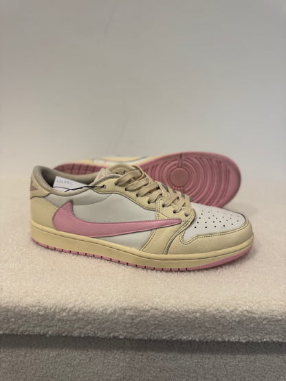 Travis Scott x Air Jordan 1 Low OG “Muslin and Shy Pink” (45)