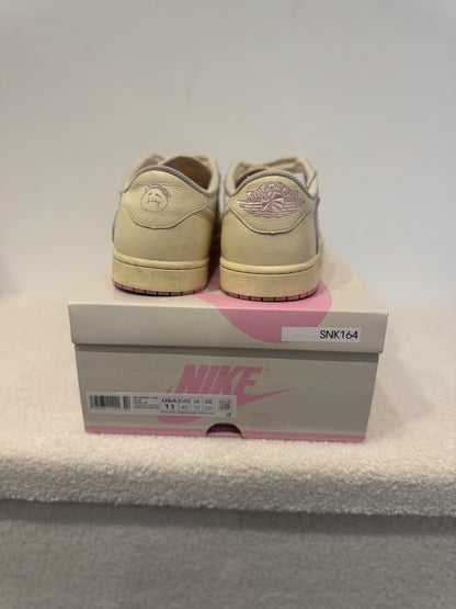 Travis Scott x Air Jordan 1 Low OG “Muslin and Shy Pink” (45)