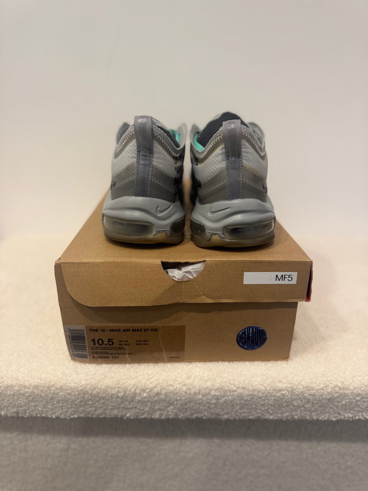 Off-White x Nike Air Max 97 “Menta” (44,5)