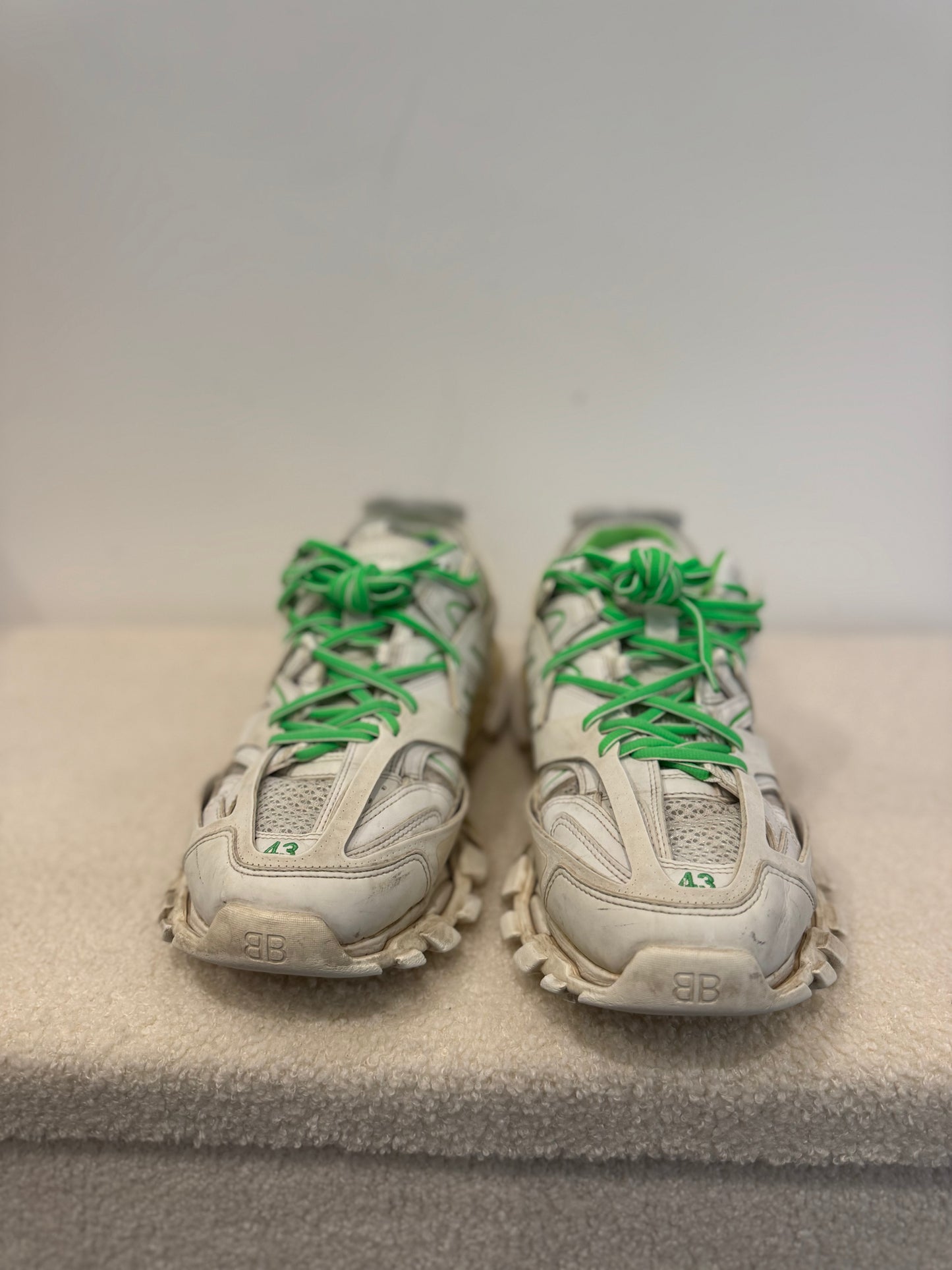 Balenciaga Track White / Fluo Green (43)