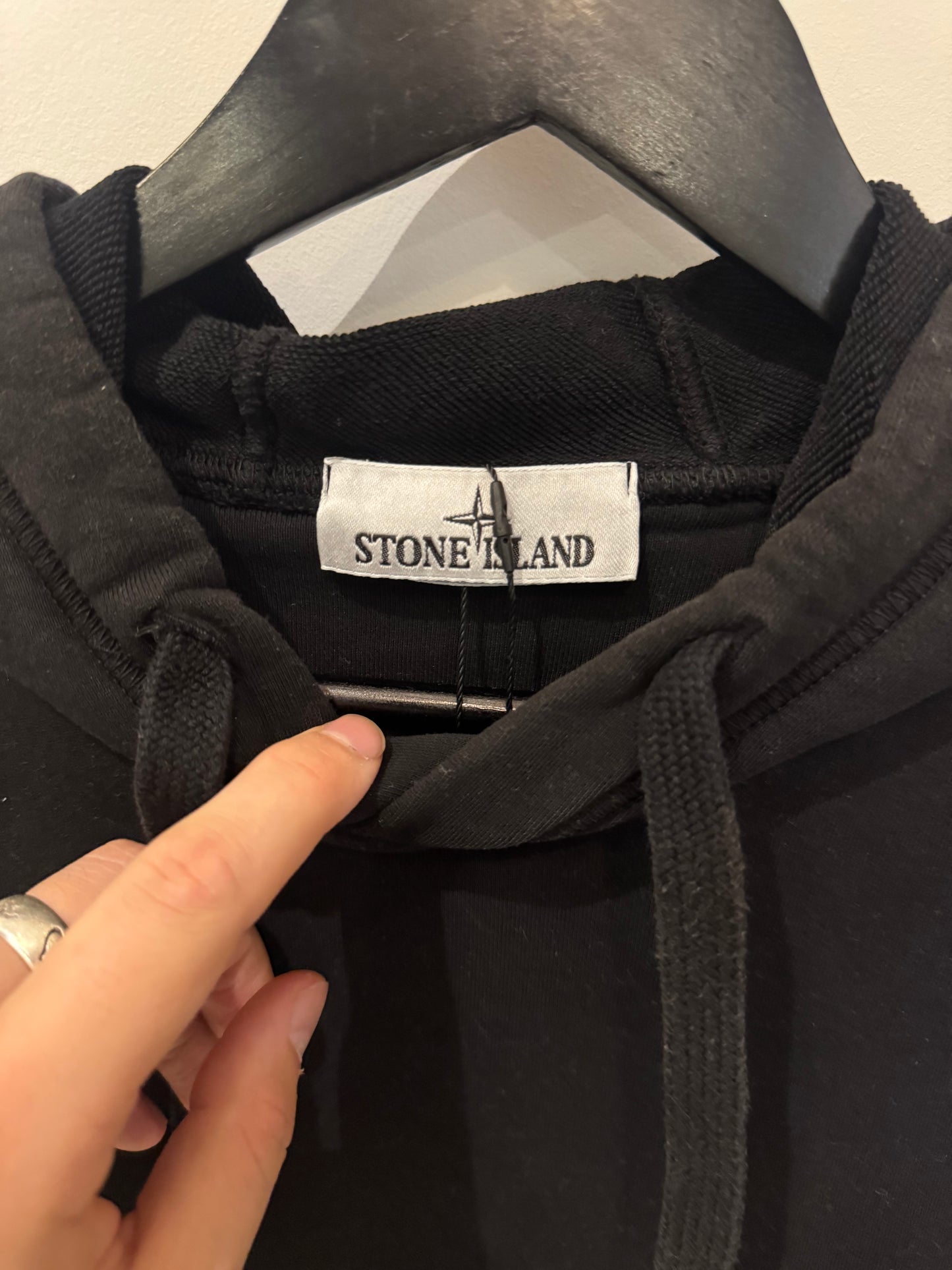 Stone Island Hoodie Black (S)