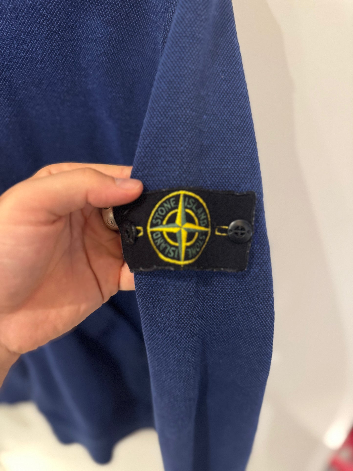 Stone Island Zip Hoodie Blue (M)