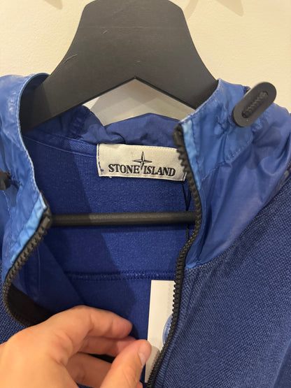 Stone Island Zip Hoodie Blue (M)