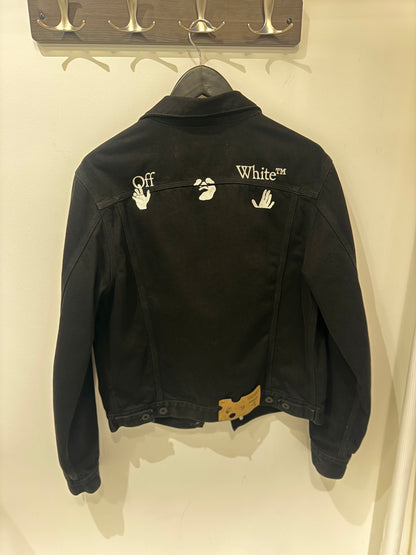 Off-White Hand Logo Denim Jacket Black (S)