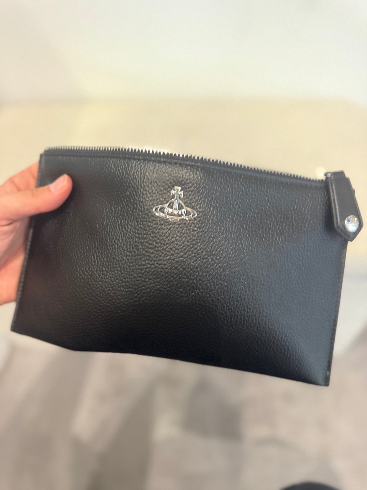 Vivienne Westwood Leather Pouch – Black