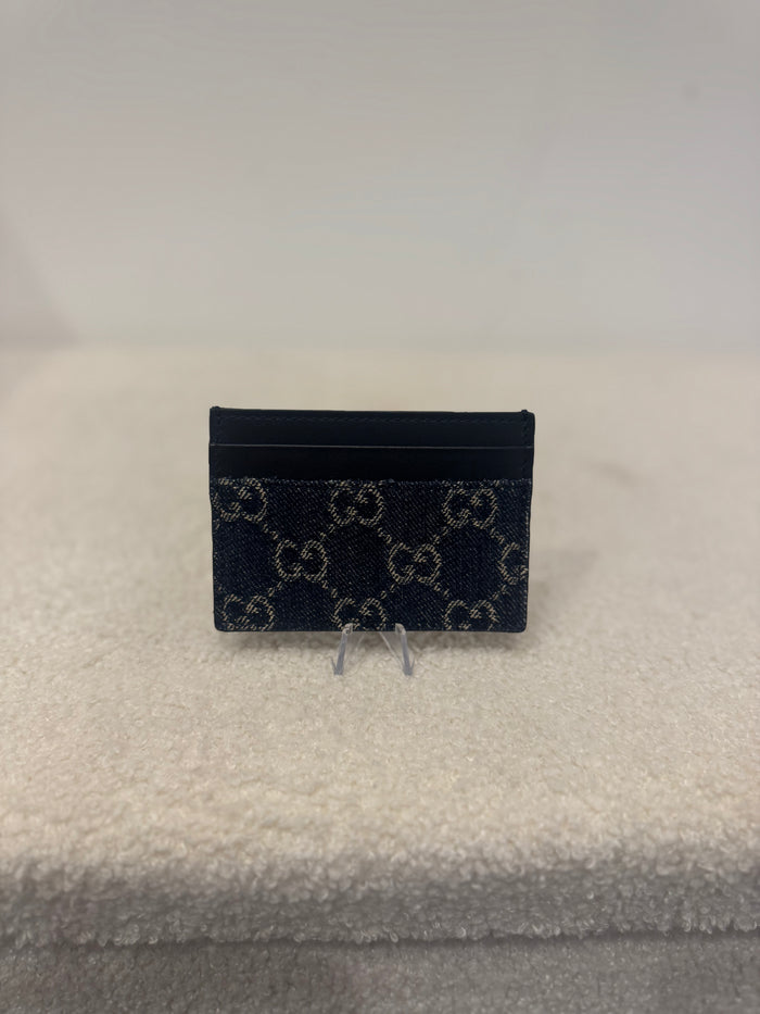 Gucci GG Denim Card Holder – Blue