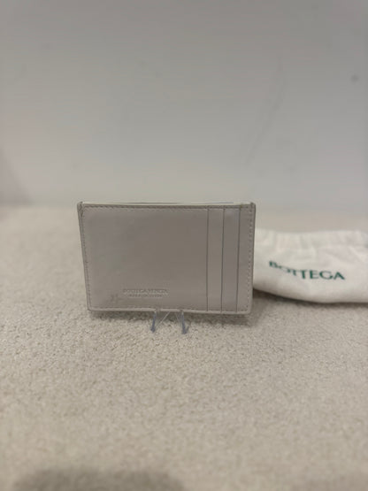Bottega Veneta Intrecciato Card Holder – White