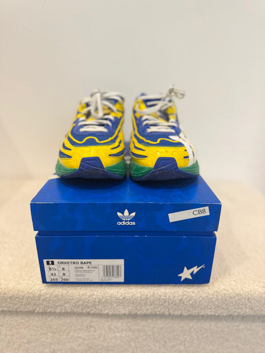adidas Orketro × BAPE « Yellow / Blue » (42)
