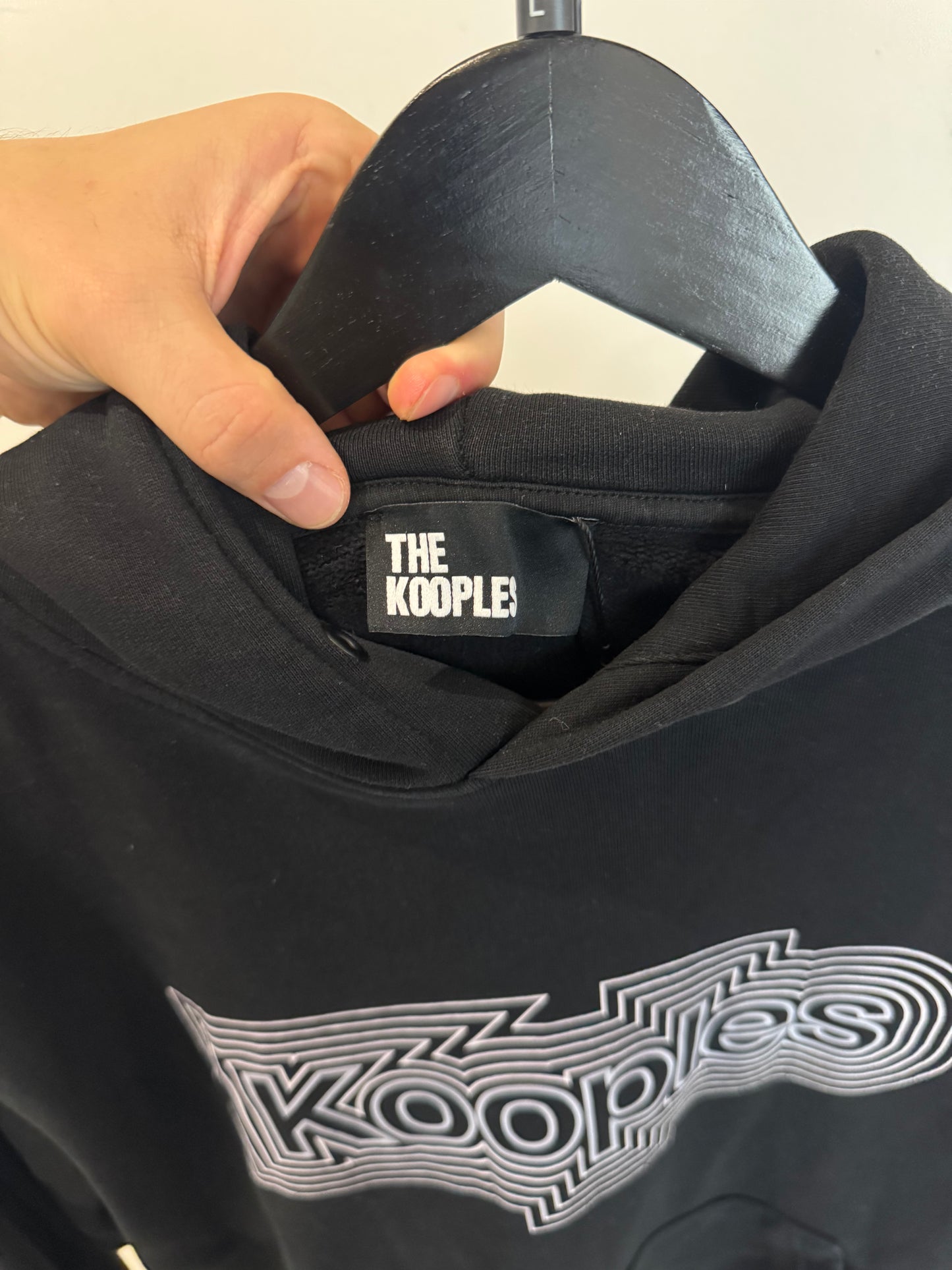 The Kooples Logo Hoodie Black (L)