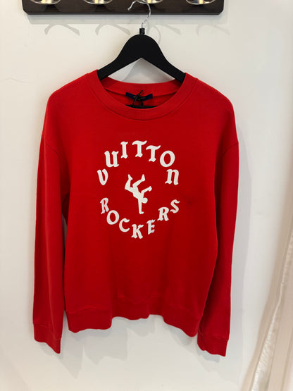 Louis Vuitton « Vuitton Rockers » Sweatshirt « Red » (M)
