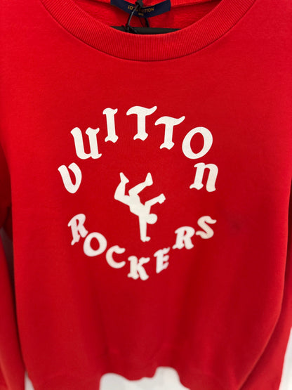 Louis Vuitton « Vuitton Rockers » Sweatshirt « Red » (M)