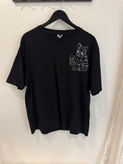 Loewe x Suna Fujita Embroidered Cat T-Shirt