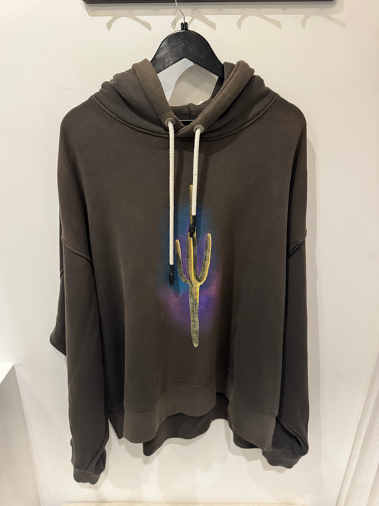 Hoodie Palm Angels « Cactus » – Marron (XL)