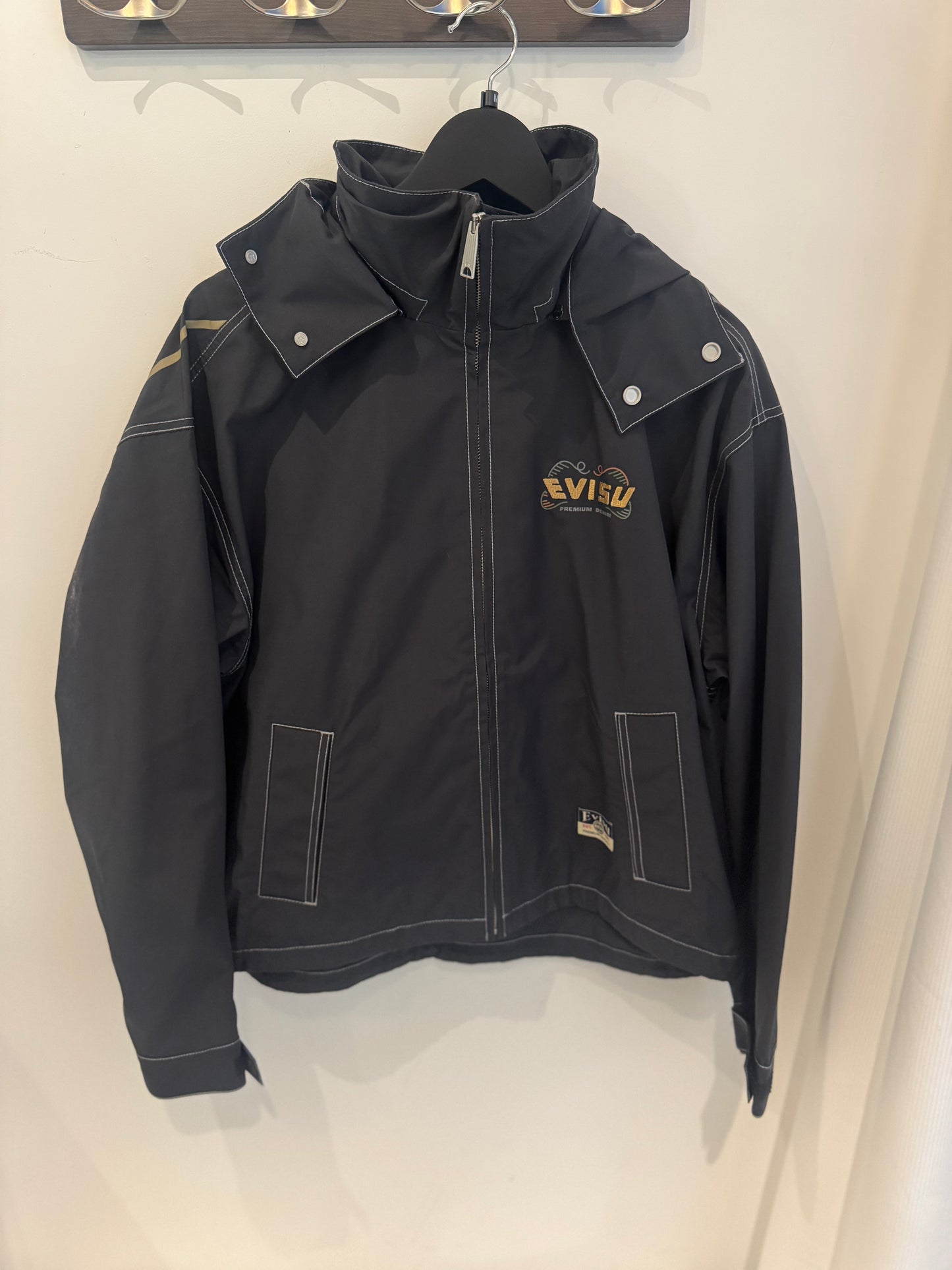 Evisu Premium Denim – Veste noire (M)