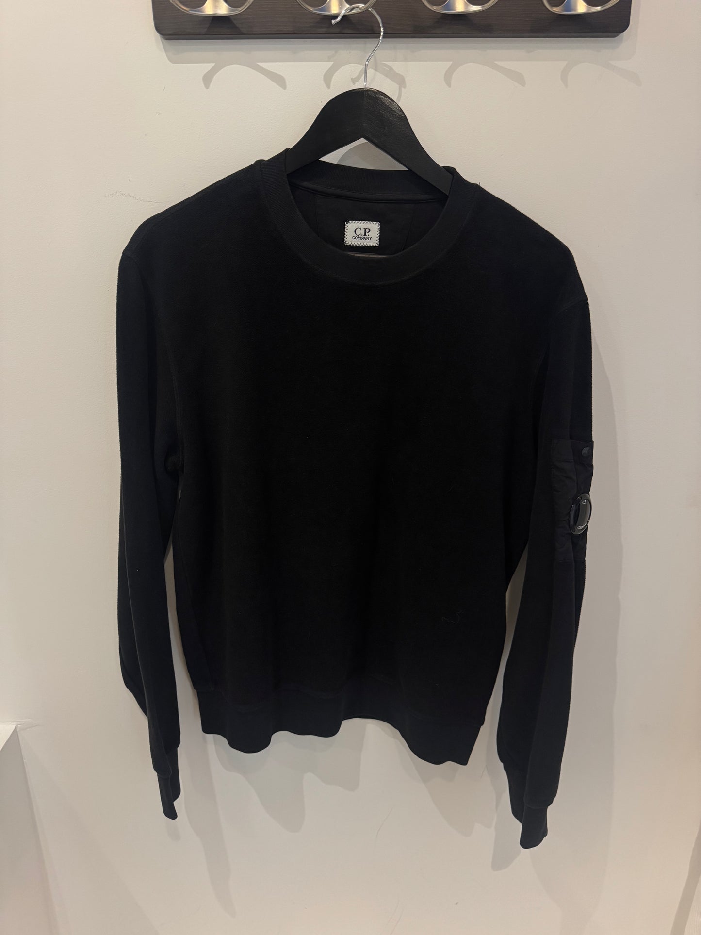 C.P. Company Sweat Lens Noir (S)