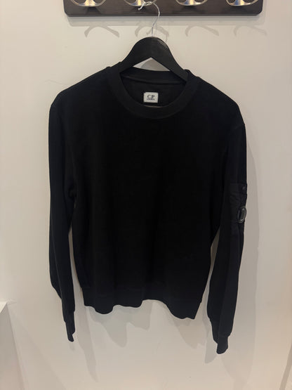 C.P. Company Sweat Lens Noir (S)