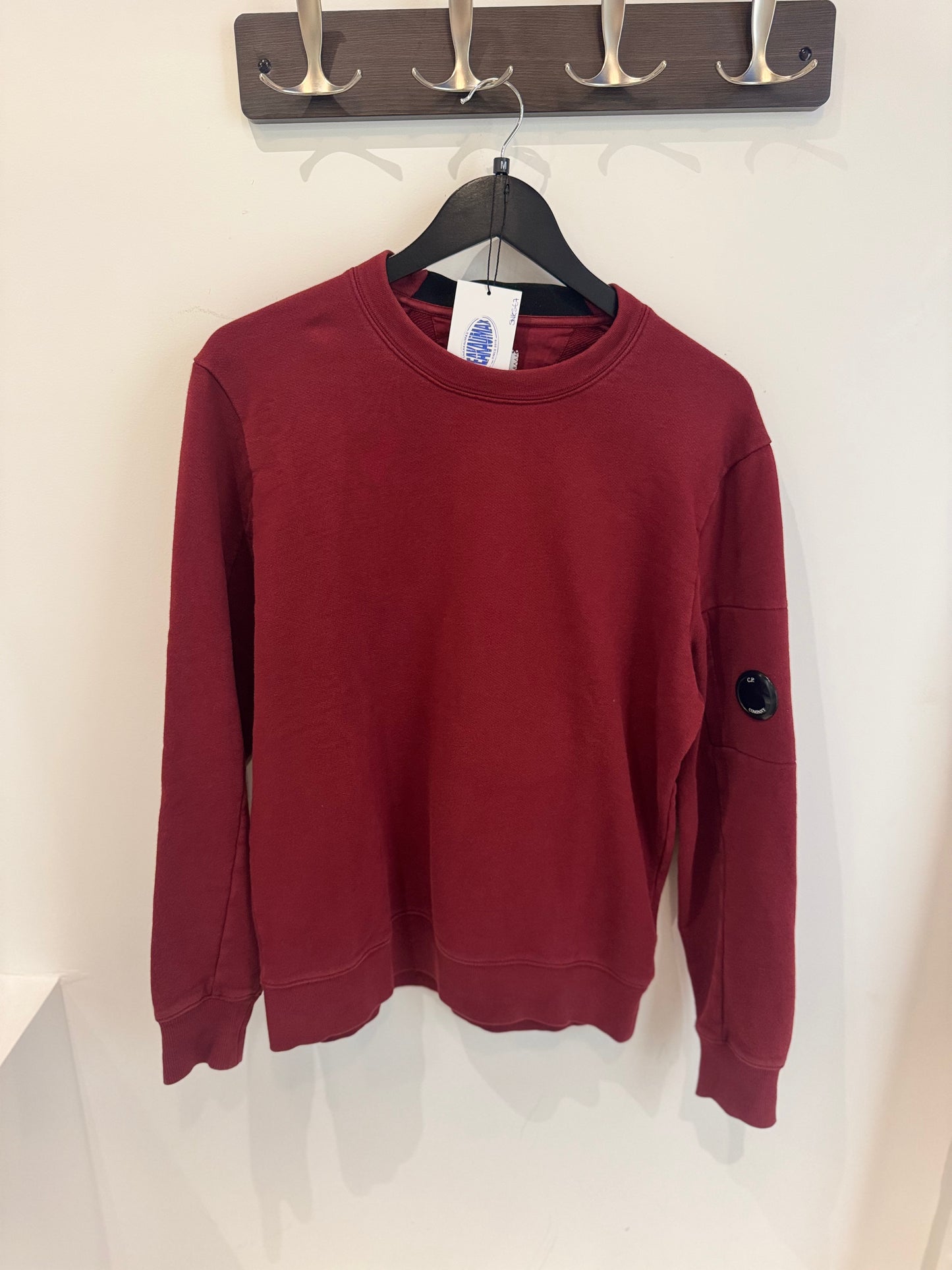 C.P. Company Sweat Lens Bordeaux (M)