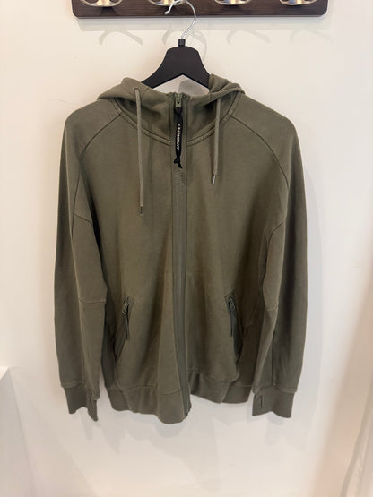 C.P. Company Hoodie Zippé Kaki (L)